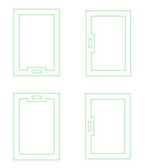 回形带四方向把手